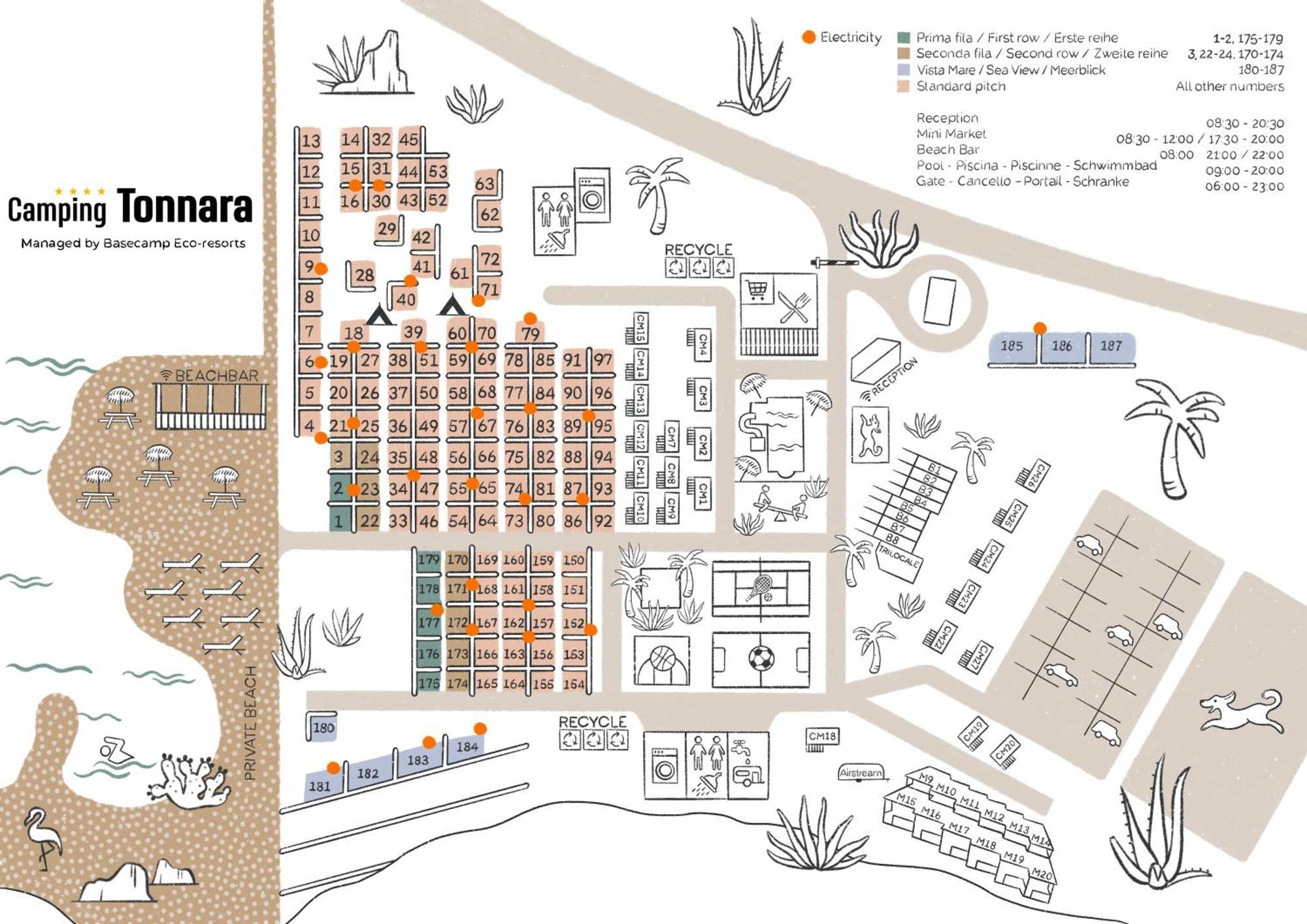 Camping Tonnara Cala Sapone Bagian luar foto